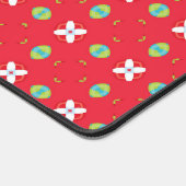 Kerstvakantie Charm Pattern 02 - Bureaumat (Hoek)