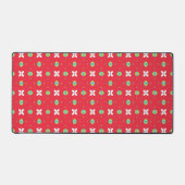 Kerstvakantie Charm Pattern 02 - Bureaumat (Voorkant)