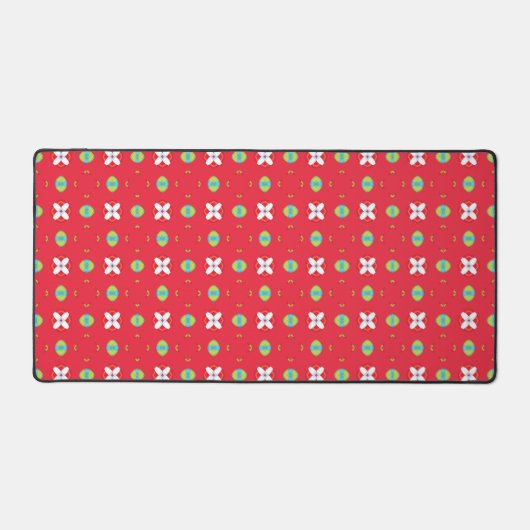 Kerstvakantie Charm Pattern 02 - Bureaumat (Voorkant)