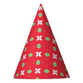 Kerstvakantie Charm Pattern 02 - Feesthoedjes (Voorkant)