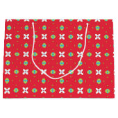 Kerstvakantie Charm Pattern 02 - Groot Cadeauzakje (Voorkant)