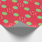 Kerstvakantie Charm Pattern 03 - Cadeaupapier (Hoek)