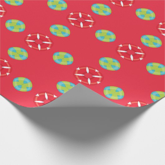 Kerstvakantie Charm Pattern 03 - Cadeaupapier (Hoek)