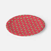 Kerstvakantie Charm Pattern 03 - Papieren Bordje (Gekanteld)