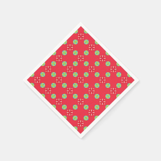 Kerstvakantie Charm Pattern 03 - Servet (Hoek)