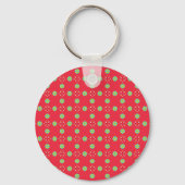 Kerstvakantie Charm Pattern 03 - Sleutelhanger (Voorkant)