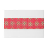 Kerstvakantie Charm Pattern 03 - Uitnodigingen Wikkel (Achterkant Voorbeeld)