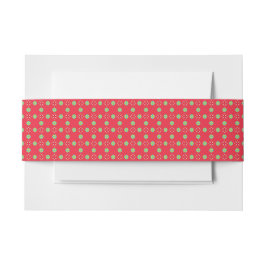 Kerstvakantie Charm Pattern 03 - Uitnodigingen Wikkel