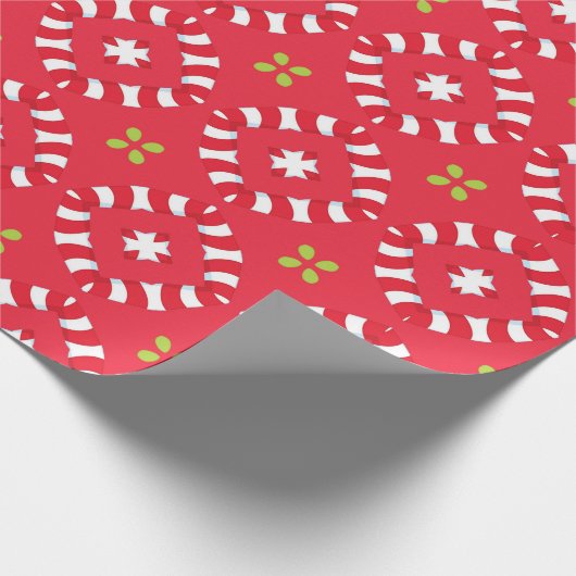 Kerstvakantie Charm Pattern 04 - Cadeaupapier (Hoek)