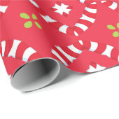 Kerstvakantie Charm Pattern 04 - Cadeaupapier (Rol Hoek)