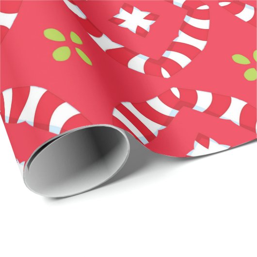 Kerstvakantie Charm Pattern 04 - Cadeaupapier (Rol Hoek)