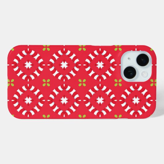 Kerstvakantie Charm Pattern 04 - Case-Mate iPhone Case (Achterkant (horizontaal))