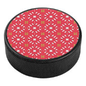 Kerstvakantie Charm Pattern 04 - Hockey Puck (3/4)