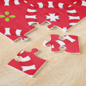 Kerstvakantie Charm Pattern 04 - Legpuzzel (Zijkant)