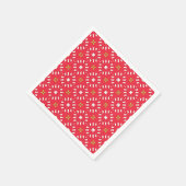 Kerstvakantie Charm Pattern 04 - Servet (Hoek)