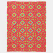 Kerstvakantie Charme Patroon 01 - Fleece Deken (Voorkant)