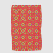 Kerstvakantie Charme Patroon 01 - Golfhanddoek (Voorkant)