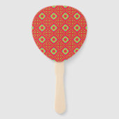 Kerstvakantie Charme Patroon 01 - Handwaaier (Voorkant)