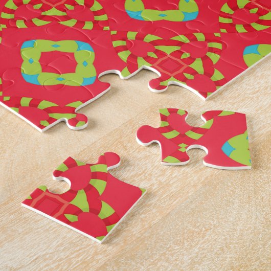 Kerstvakantie Charme Patroon 01 - Legpuzzel (Zijkant)