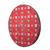 Kerstvakantie Charme Patroon 02 - Dartbord (Voorkant Rechts)