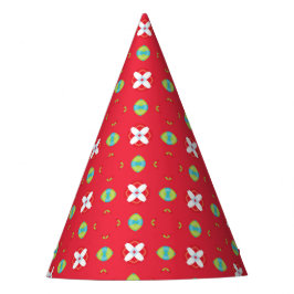 Kerstvakantie Charme Patroon 02 - Feesthoedjes