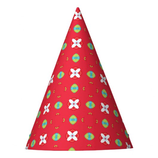 Kerstvakantie Charme Patroon 02 - Feesthoedjes (Voorkant)