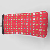 Kerstvakantie Charme Patroon 02 - Golfheadcover (Voorkant)