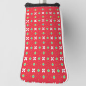 Kerstvakantie Charme Patroon 02 - Golfheadcover (Draai 90)