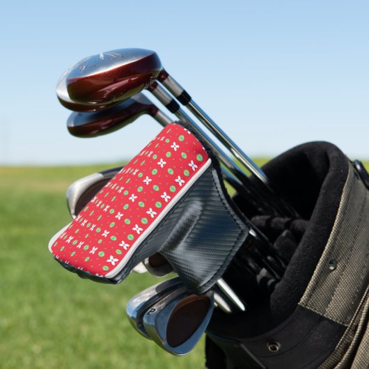 Kerstvakantie Charme Patroon 02 - Golfheadcover (Insitu)