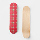 Kerstvakantie Charme Patroon 02 - Persoonlijk Skateboard (Voorkant)