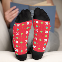 Kerstvakantie Charme Patroon 02 - Sokken