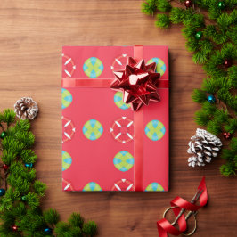 Kerstvakantie Charme Patroon 03 -  Cadeaupapier