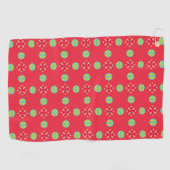 Kerstvakantie Charme Patroon 03 - Golfhanddoek (Horizontaal)