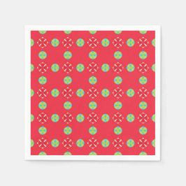 Kerstvakantie Charme Patroon 03 -  Servet