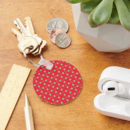 Kerstvakantie Charme Patroon 03 -  Sleutelhanger