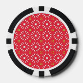 Kerstvakantie Charme Patroon 04 - Poker Chips (Voorkant)