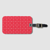 Kerstvakantie Charme Patroon 09 -  Bagagelabel (Voorkant (horizontaal))