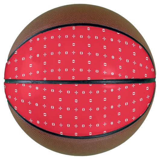 Kerstvakantie Charme Patroon 09 - Basketbal (Voorkant)