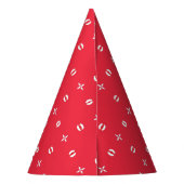 Kerstvakantie Charme Patroon 09 - Feesthoedjes (Achterkant)