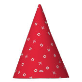 Kerstvakantie Charme Patroon 09 - Feesthoedjes (Rechts)