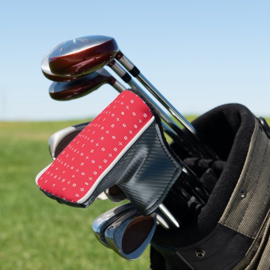 Kerstvakantie Charme Patroon 09 - Golfheadcover (Insitu)