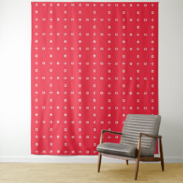 Kerstvakantie Charme Patroon 09 - Wandkleed