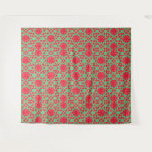 Kerstvakantie Charme Patroon Wandkleed (Voorkant (horizontaal))