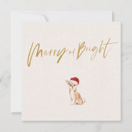 Kerstvakantie Chihuahua hond vrolijke groet