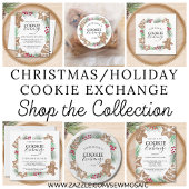 Kerstvakantie Cookie Exchange Feest Kaart