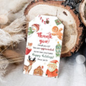 Kerstvakantie Dank Je Waardering Familie Cadeaulabel