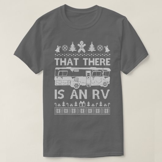 kerstvakantie dat er een RV is T-shirt (Design voorkant)
