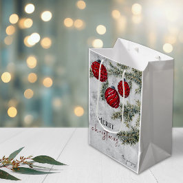 Kerstvakantie Dennengehaktelde Ornamenten Medium Cadeauzakje