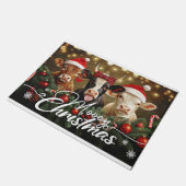 Kerstvakantie deurmat – Feestelijke Welkom (Schuin)