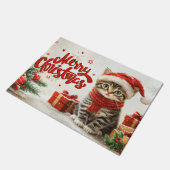Kerstvakantie deurmat – Feestelijke Welkom (Schuin)